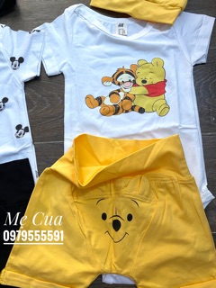 Set body 3 chi tiết HM cho bé trai