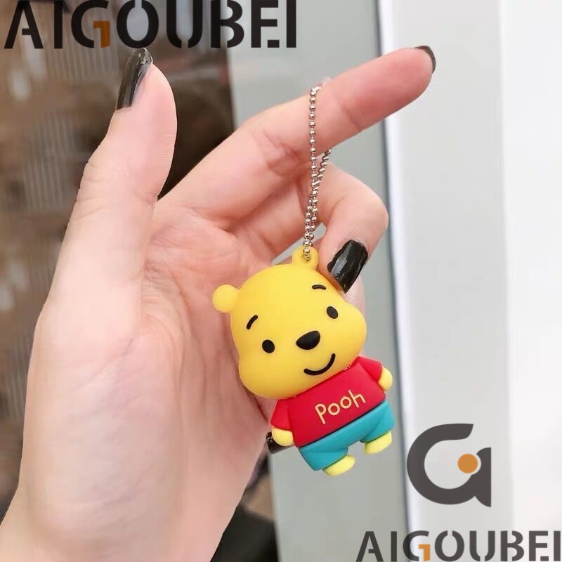 Silicone hoạt hình dễ thương Winnie the Pooh USB 2.0 cho máy tính xách tay Ổ đĩa flash USB di động 1GB 2GB 4GB 8GB 16GB 32GB 64GB 128GB