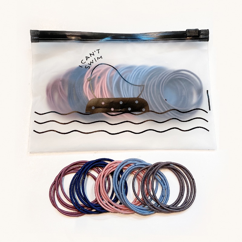 Túi 100 dây chun buộc tóc nhiều màu tiện ích BAG U TUI100CHUN