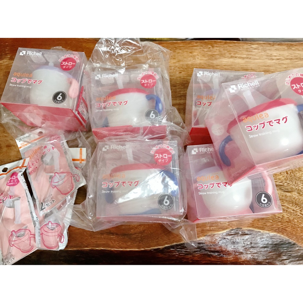 Cốc tập uống 3 giai đoạn Richell Nhật