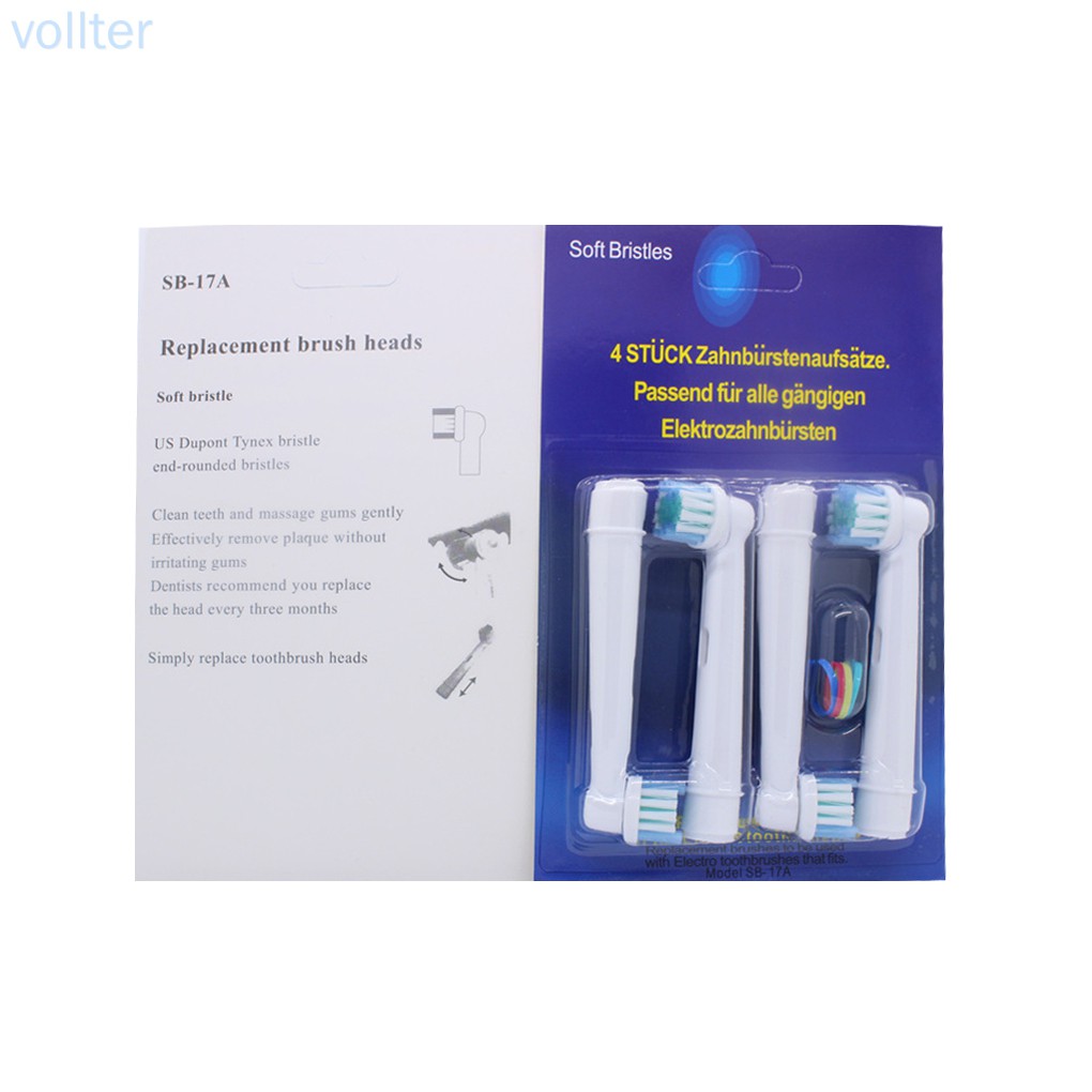 [Hàng mới về] Set 4 đầu bàn chải đánh răng điện BRAUN Oral-B