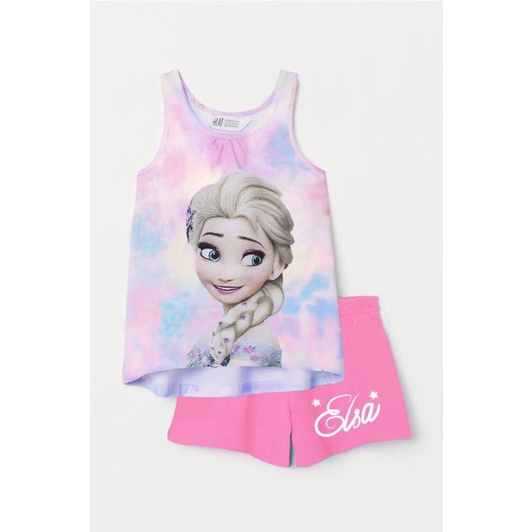 Bộ ba lỗ Elsa công chúa-HÀNG SALE KO ĐỔI TRẢ