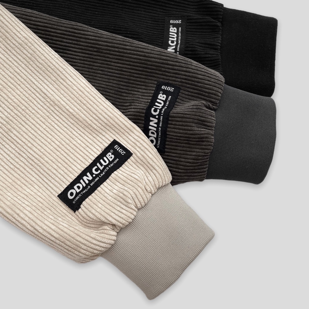 Áo Hoodie Oversize Corduroy ODIN CLUB, Áo hoodie form rộng nam nữ ODIN, Local Brand ODIN CLUB