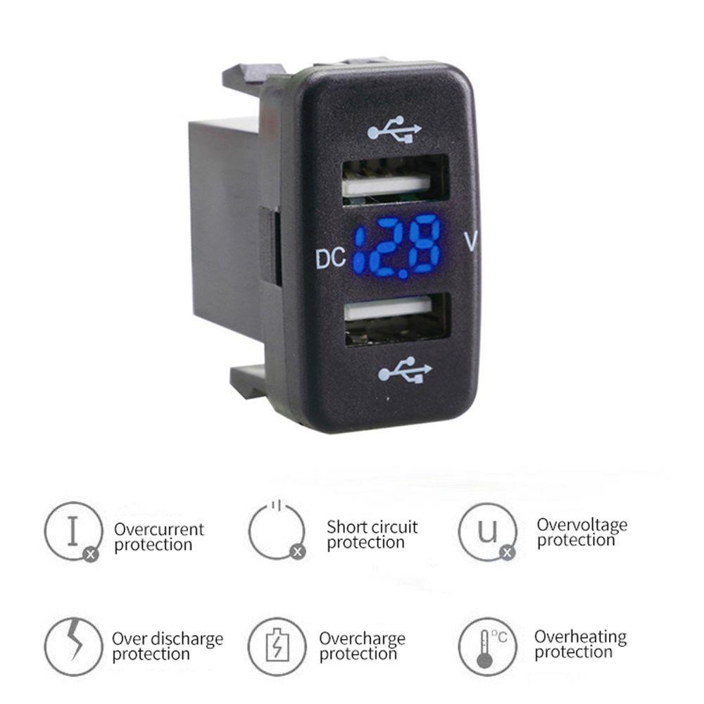 Ổ Cắm Sạc Hai Cổng USB Chuyên Dụng Cho Xe Hơi Toyota