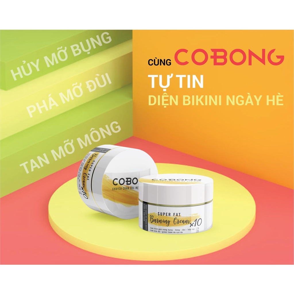 Kem tan mỡ bụng cô bông ceiba 150g tặng kèm thước dây eo thon giữ dáng hàng chính hãng