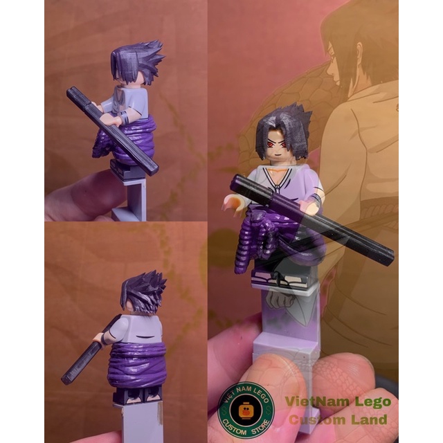 Custom lego: Nhân vật Sasuke (anime Naruto)