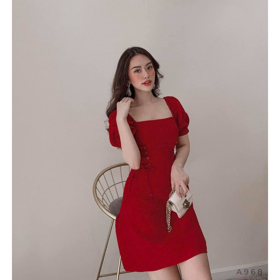 (Hàng y hình, có ảnh thật) 
Đầm Đan Dây Mắc Cáo