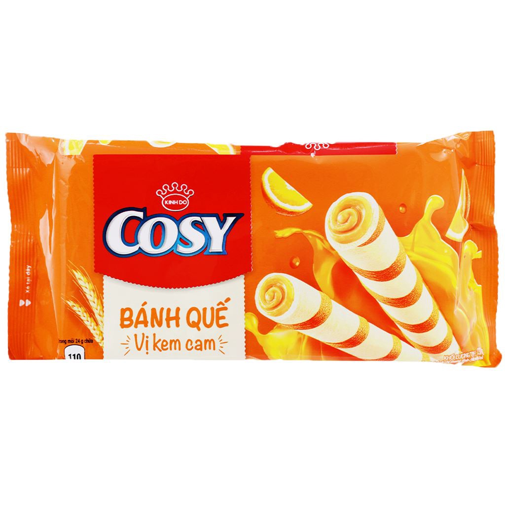 Bánh quế Cosy gói 117gr các vị