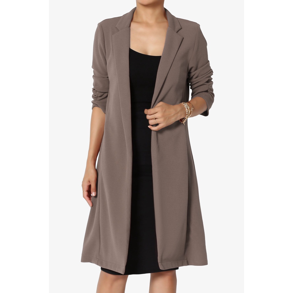 Áo Blazer HAVE L.A chất vải xốp không nút gài tay dài nhúng có 2 túi (Mẫu D)