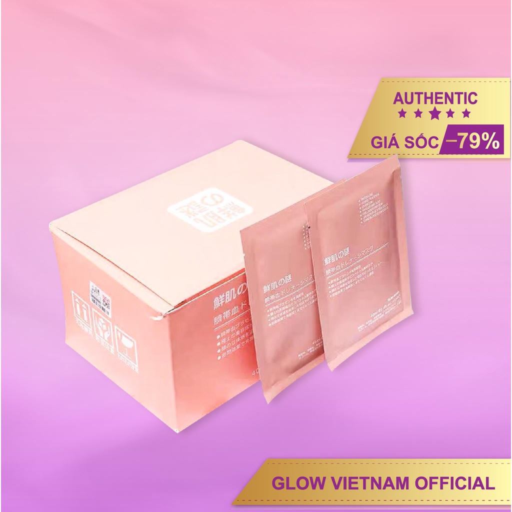 Sỉ- Mặt nạ nhau thai cừu cuống rốn tế bào gốc Nhật Bản Rwine Beauty dưỡng da, cung cấp độ ẩm, tái tạo - Hanayuki Vietnam