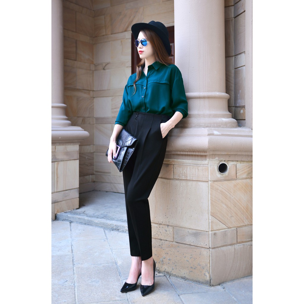 QT036- Quần Baggy công sở form cực chuẩn | BigBuy360 - bigbuy360.vn