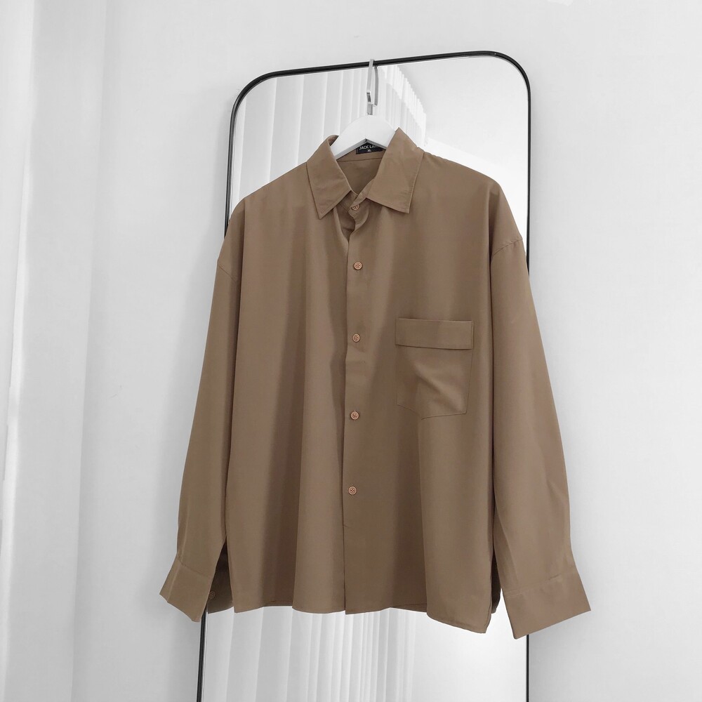 Áo sơmi dài tay Basic, JACKLANE, Áo sơmi dài tay Unisex Jack Lane | BigBuy360 - bigbuy360.vn