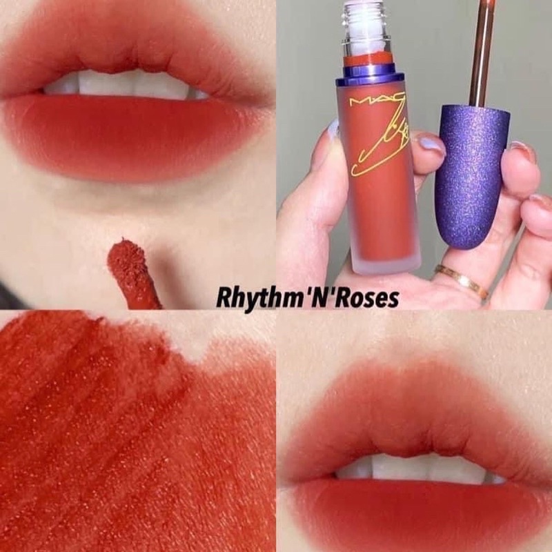 SON MAC x LISA BLACK PINK  SON KEM MAC POWER KISS LIQUID LIPCOLOR