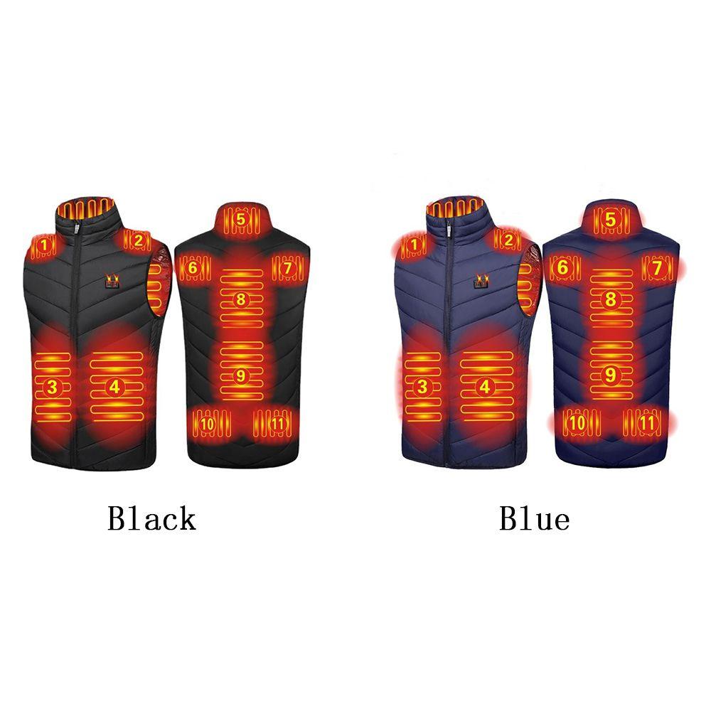 MUVAKO Áo Khoác Phao Không Tay Giữ Ấm Mùa Đông Cho Nam Nữ