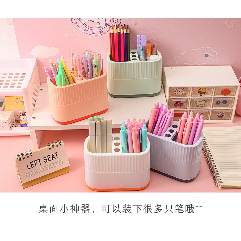 Hộp đựng bút/ cốc cắm bút kute H186