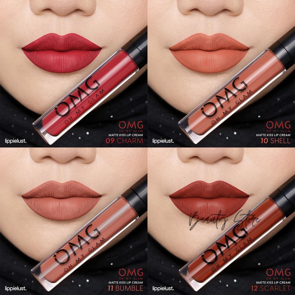 (hàng Mới Về) Son Kem Lì Lên Màu Đẹp Oh My Glam Kiss Omg | BigBuy360 - bigbuy360.vn