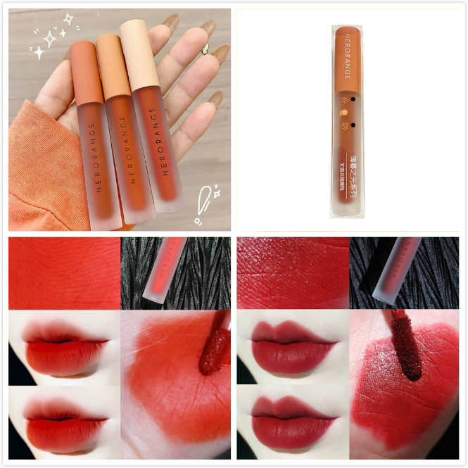 [Hàng mới về] Son kem nhung lì kháng nước lâu trôi màu sắc cổ điển thời trang