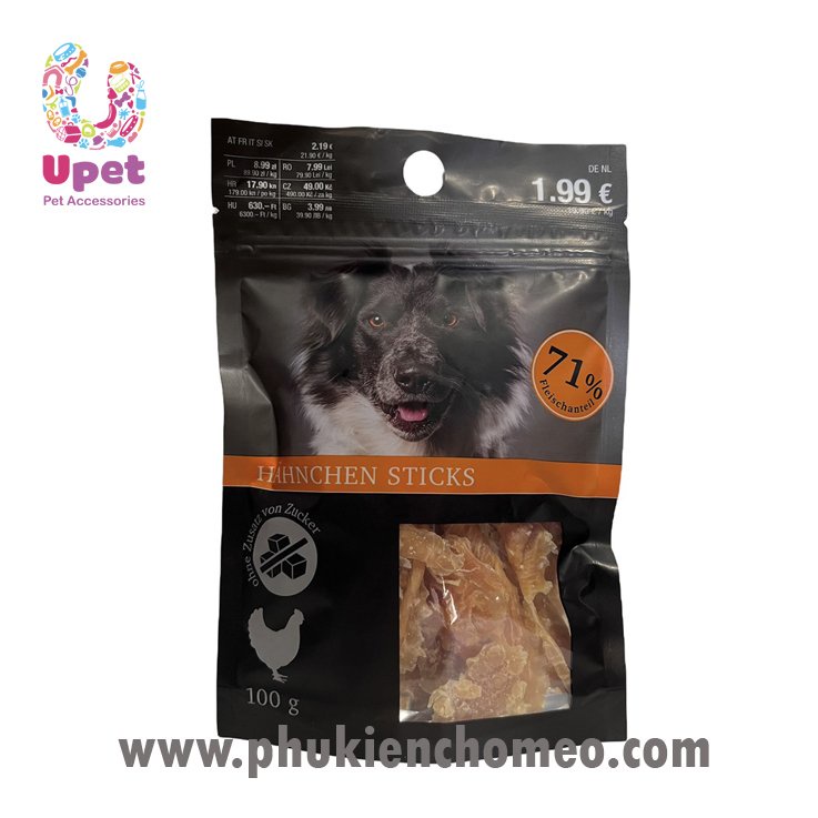 [ĐỘC QUYỀN] Thịt gà sấy khô miếng nhỏ/ Đồ ăn vặt/ Snack 100g dành cho chó mèo
