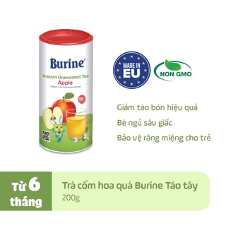 (Thanh Lý )Trà Cốm hoa quả Burine -Hipp đủ vị 200gr (date 2024)