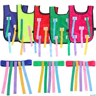 Kindergarten 揪 tail catching tail toy props children’s vest belt outdoor body intelligent sense training equipment