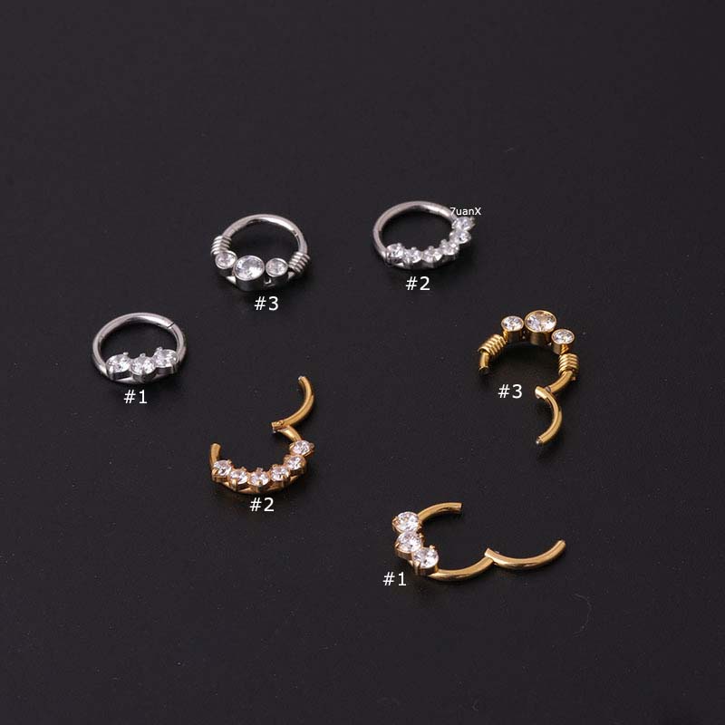 1 khuyên mũi bằng thép không gỉ