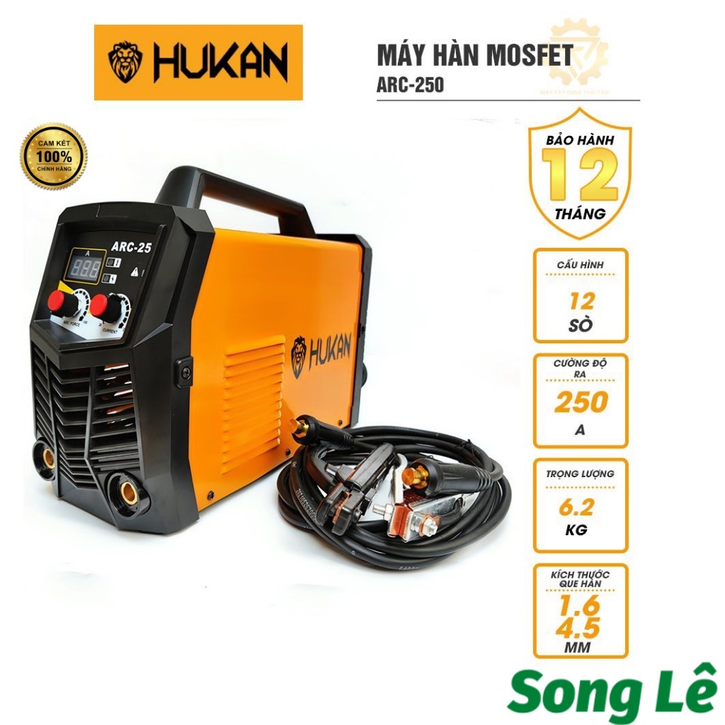 Máy hàn HUKAN ARC250 Chuyên Kéo 4li