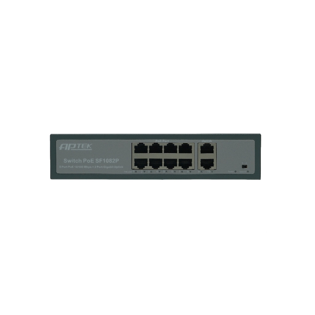 Bộ chia cổng mạng APTEK SF1082P 8 cổng POE