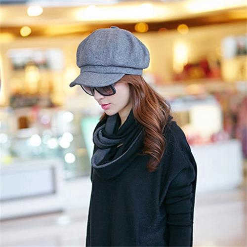 Nón beret phong cách retro Hàn Quốc cho nữ