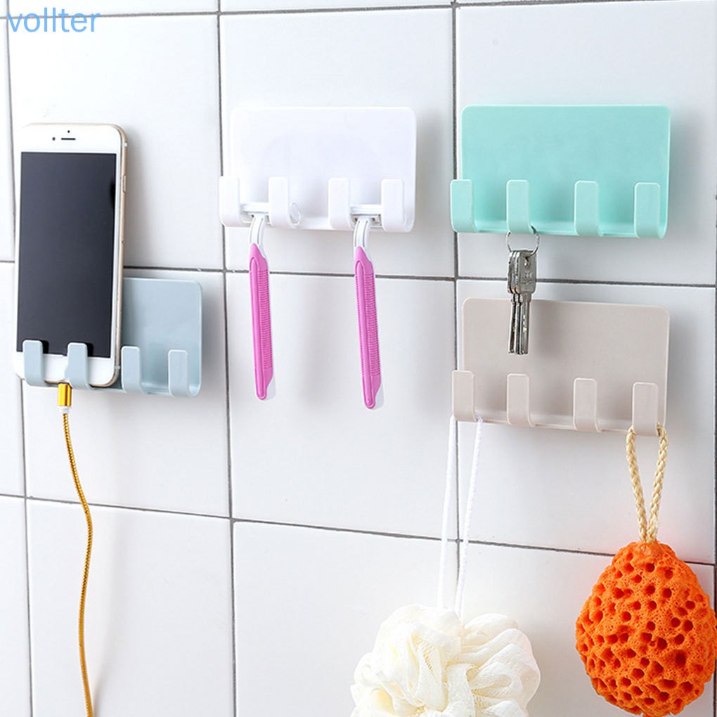 Móc Dán Tường Treo Phích Cắm Điện Tiện Lợi