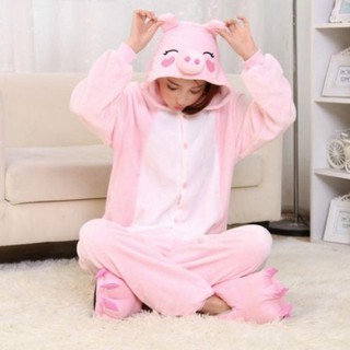 [Giảm 29k-FREESHIP] BỘ ĐỒ THÚ HEO HỒNG