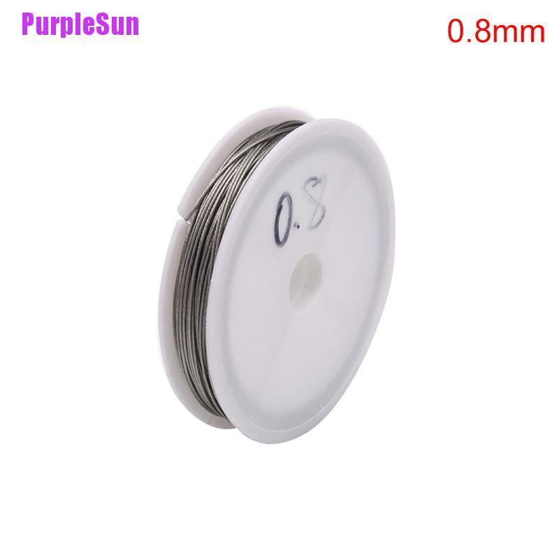 PurpleSun Stainless Steel Craft Wire Many Sizes Coil Accessory Beading DIY Jewelry Making