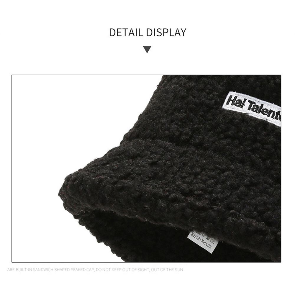 Nón xô lông len dày dặn ấm áp mùa thu đông cho nữ