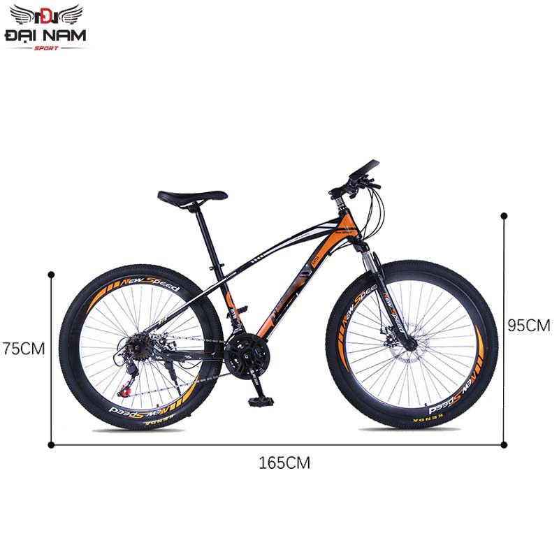 Xe Đạp Thể Thao Địa Hình NS-06 Vành 26inch 24 Tốc Độ Nhập Khẩu + Tặng Mũ Bảo Hiểm Và Khóa