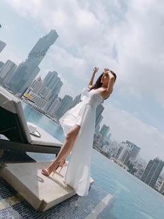 Set ren gân phối Voan xẻ tà