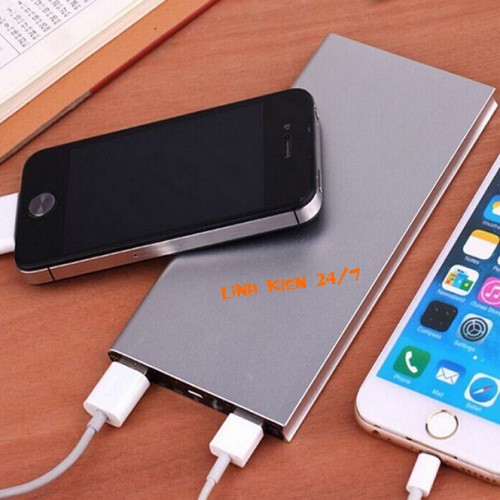 Pin Sạc Dự Phòng Vỏ Nhôm Nguyên Khối Power Bank 20000mAh