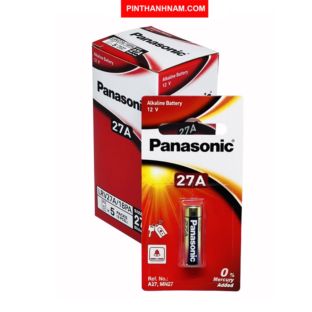 Pin A27 Panasonic 12v alkaline chính hãng thay pin cửa cuốn