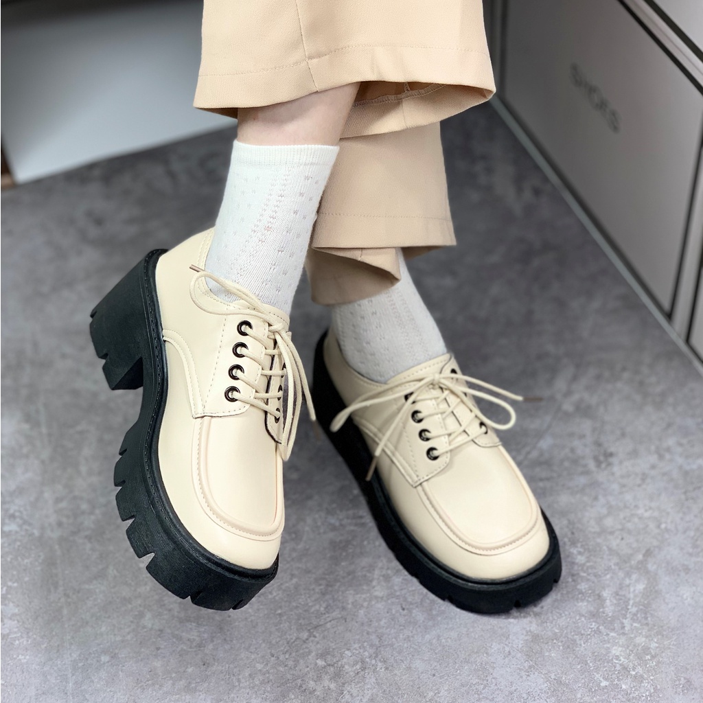 GIÀY OXFORD KELLY ĐỘC QUYỀN LOVESHOES ĐẾ CAO 6CM MÃ M28