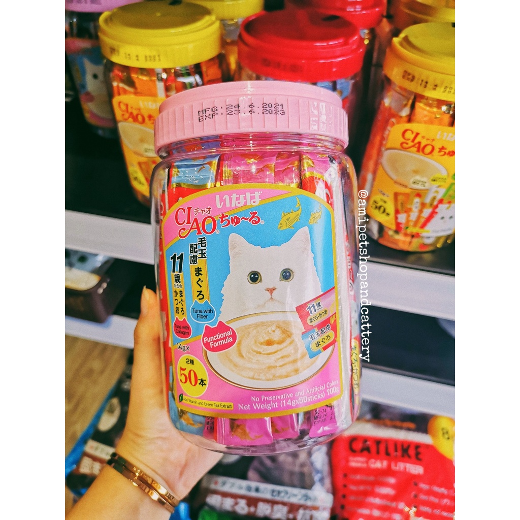 CIAO THÁI CHÍNH HÃNG Súp thưởng Mix vị cho mèo, Thơm ngon hơn, Tiết kiệm hơn -SHIP HOẢ TỐC KHU VỰC MIỀN TÂY NAM BỘ
