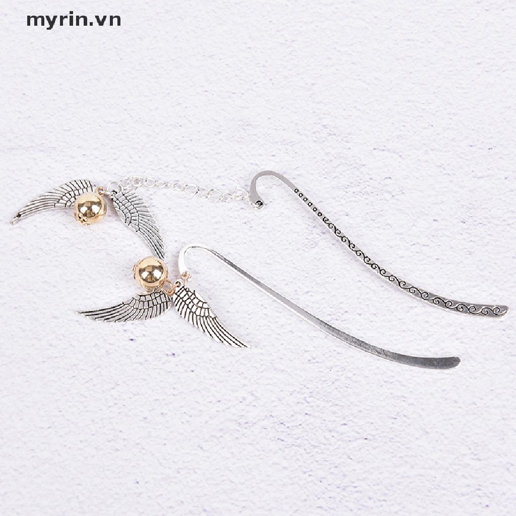 Thẻ Đánh Dấu Trang Sách Hình Harry Potter Màu Vàng Kim Dùng Làm Quà Tặng Trường Học