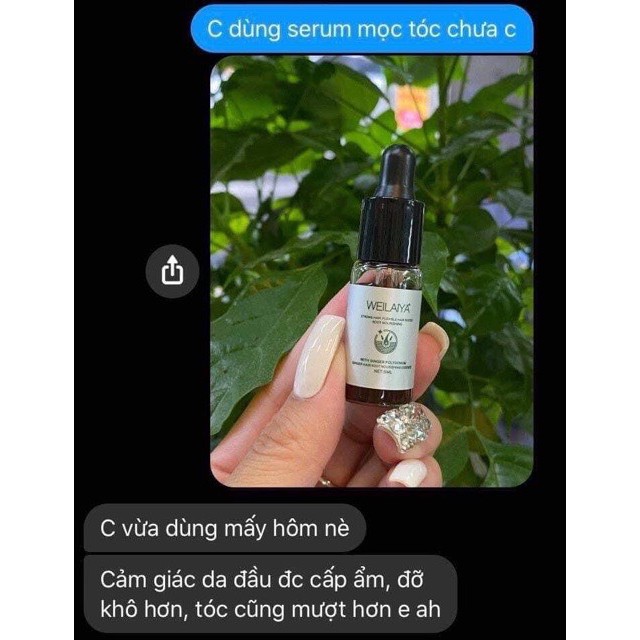 Serum huyết thanh kích thích mọc tóc ngăn rụng tóc Weilaiya Hộp 8 lọ