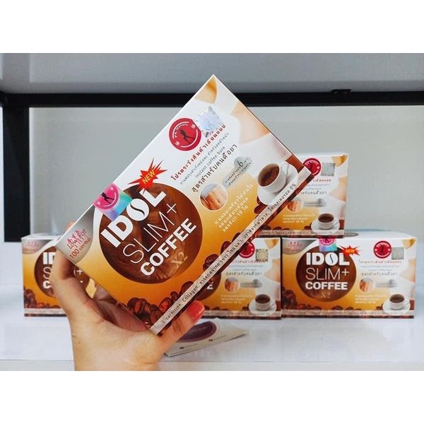 Cafe Cà Phê Giảm Cân Idol Slim Coffee 15g x 10 gói - Nhập Khẩu Thái Lan