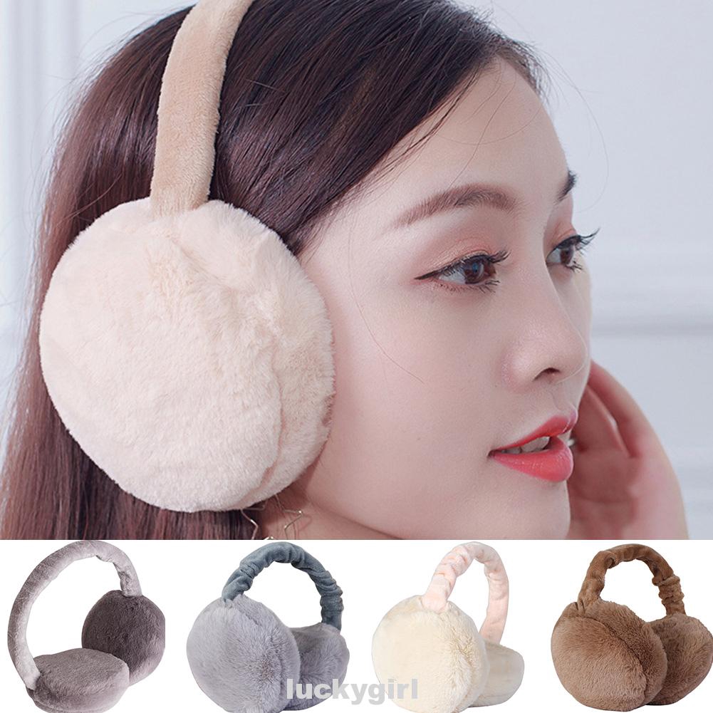 Women Earmuffs Ear Warmer Full Surround Adjustable Headband Protector Winter Earlap Foldable