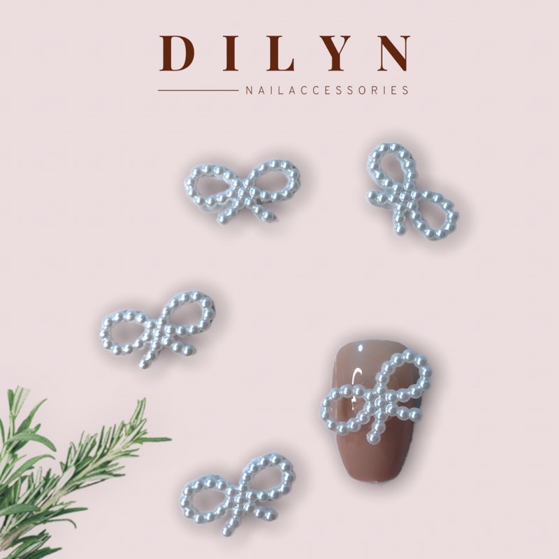 Phụ Kiện Nail - 2 Charm Xinh Ánh Trai Trang Trí Móng
