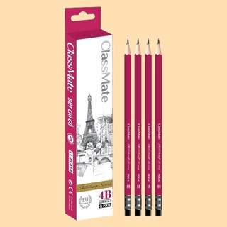 Bút chì gỗ có tẩy class mate 4b cl-pc414
