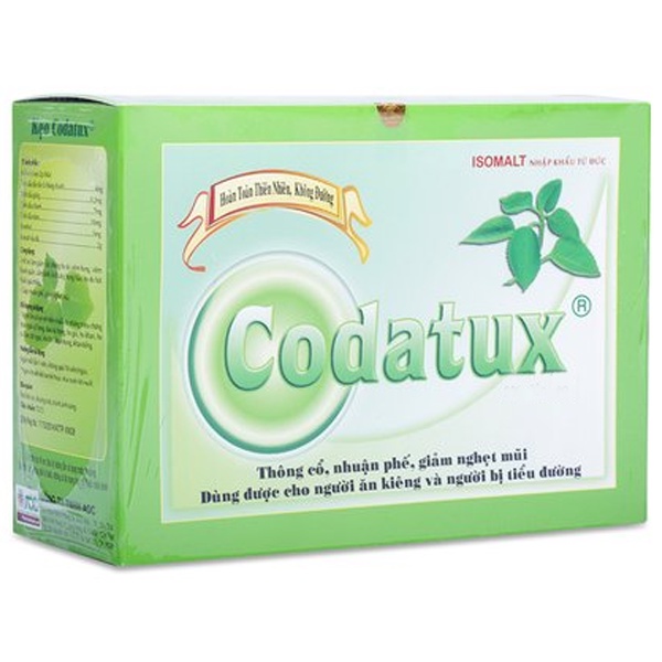 Kẹo Ngậm Codatux - Hỗ trợ giảm ho, viêm họng, viêm phế quản