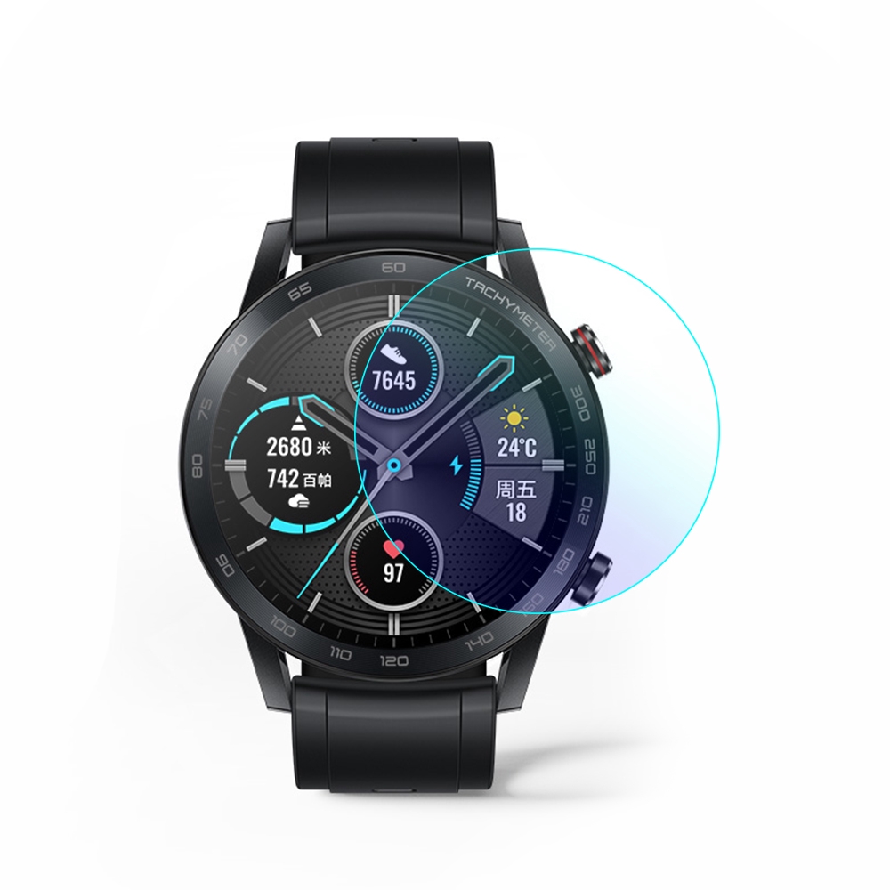 Kính Cường Lực Màn Hình Cong 3d Bảo Vệ Chắc Chắn Cho Đồng Hồ Honor Magic 2 46mm