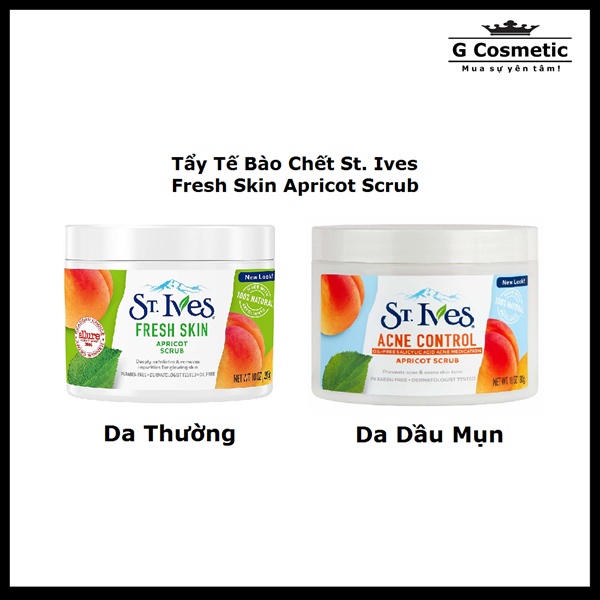 Tẩy tế bào chết toàn thân St.Ives Apricot Scrub 283g