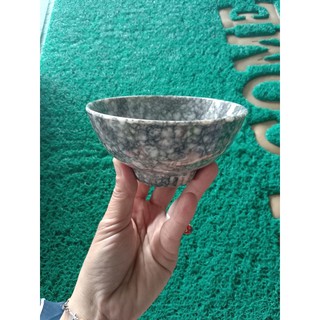 Combo 10 Chén cơm nhựa Melamine cao cấp kiểu vân đá đen (CO11VD)