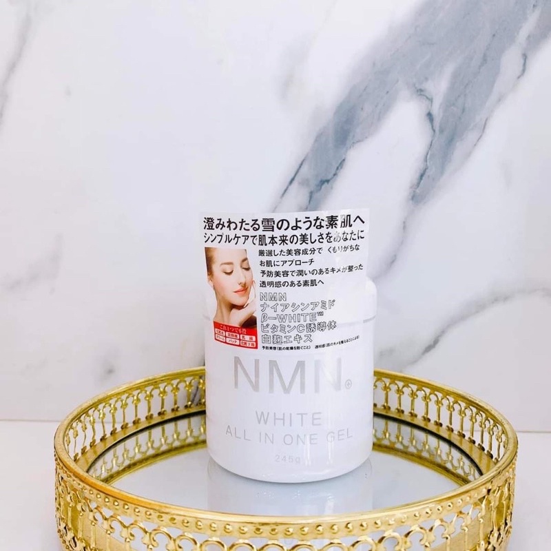 Kem dưỡng trắng da NMN White All In One Gel 245g