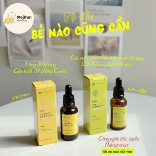 Vitamin D3K2 MK7 Nutrivitality 30ml Anh